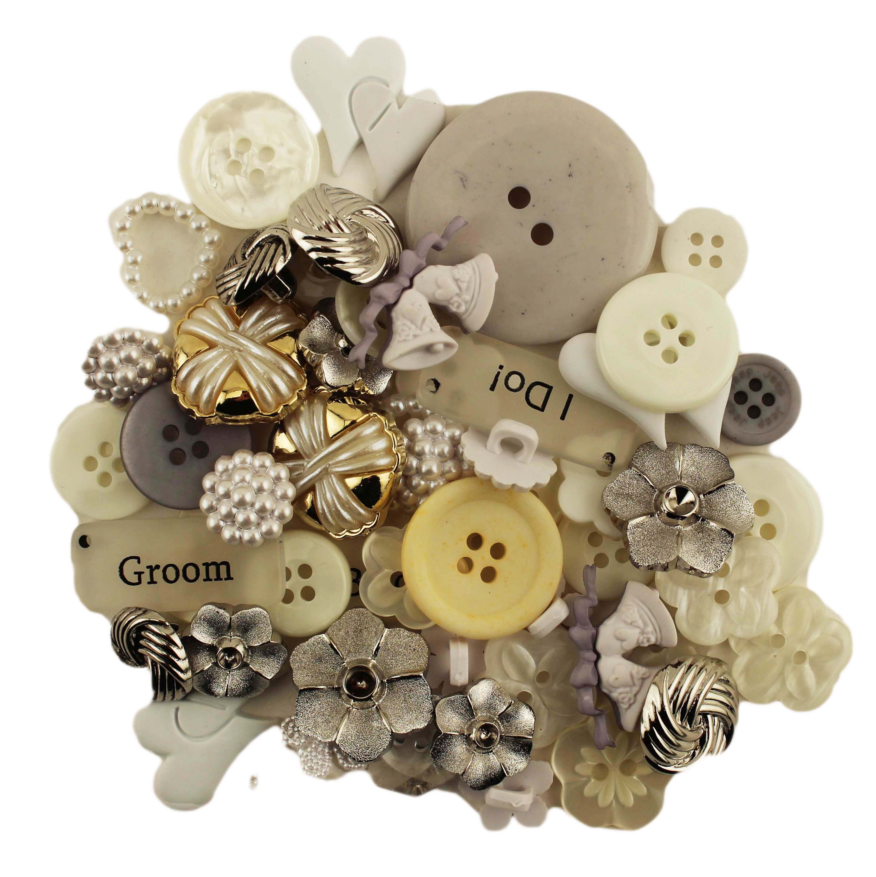 BUTTONS GALORE 50+ BUTTONS FOR SEWING & CRAFTS WEDDING