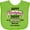 Apple Green, variant on Inktastic Happy Birthday, Daddy Best Ever in Pink Boys or Girls Baby Bib
