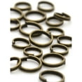 Cousin DIY Metal 4mm, 6mm, and 8mm Split Rings Set, 240 Piece, Bronze ...
