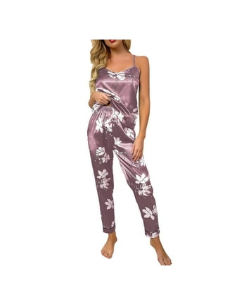 Silk Floral Pajama Set