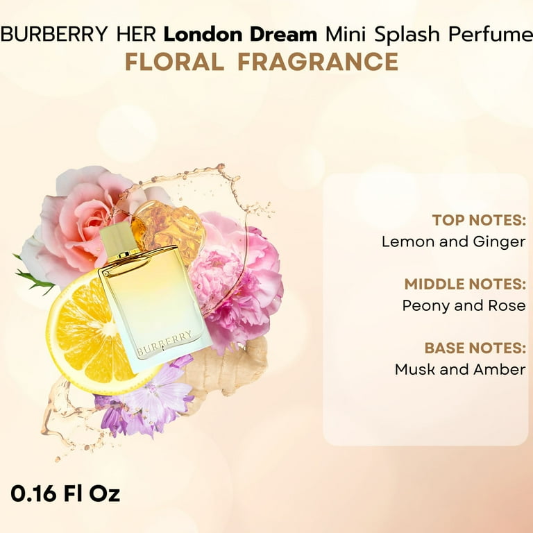 Burberry Mini Perfume Set, Her 4 Piece Gift Set, 0.16 oz London