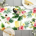 thumbnail image 3 of SUNOLIFE Summer Plants Table Runner Tropical Leaves Floral Table Runner for Kitchen Dining Decoration 13 x 60 Inch, 3 of 4