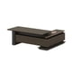 thumbnail image 4 of Reception Vanity Desk Organizers Writing Work Wooden Executive Office Desk Setup Modern Escritorio Con Cajones Home Furniture My Lux Decor Round, 4 of 16