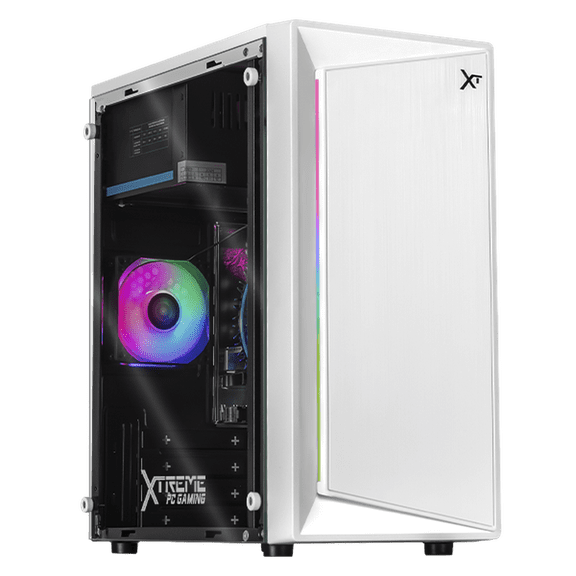 Computadora Escritorio Xtreme PC Gaming Intel Core i5 12400 16GB SSD 500GB WIFI White juegos casuales, trabajo y estudio