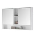 thumbnail image 3 of Fine Fixtures  Surface Mount Bathroom Medicine Cabinet Matt White Paint 48", 3 of 5
