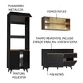 thumbnail image 4 of Madesa Gabinete de Cocina Integral Compacto 190 cm Reims Negro/Rústico 02, 4 of 10