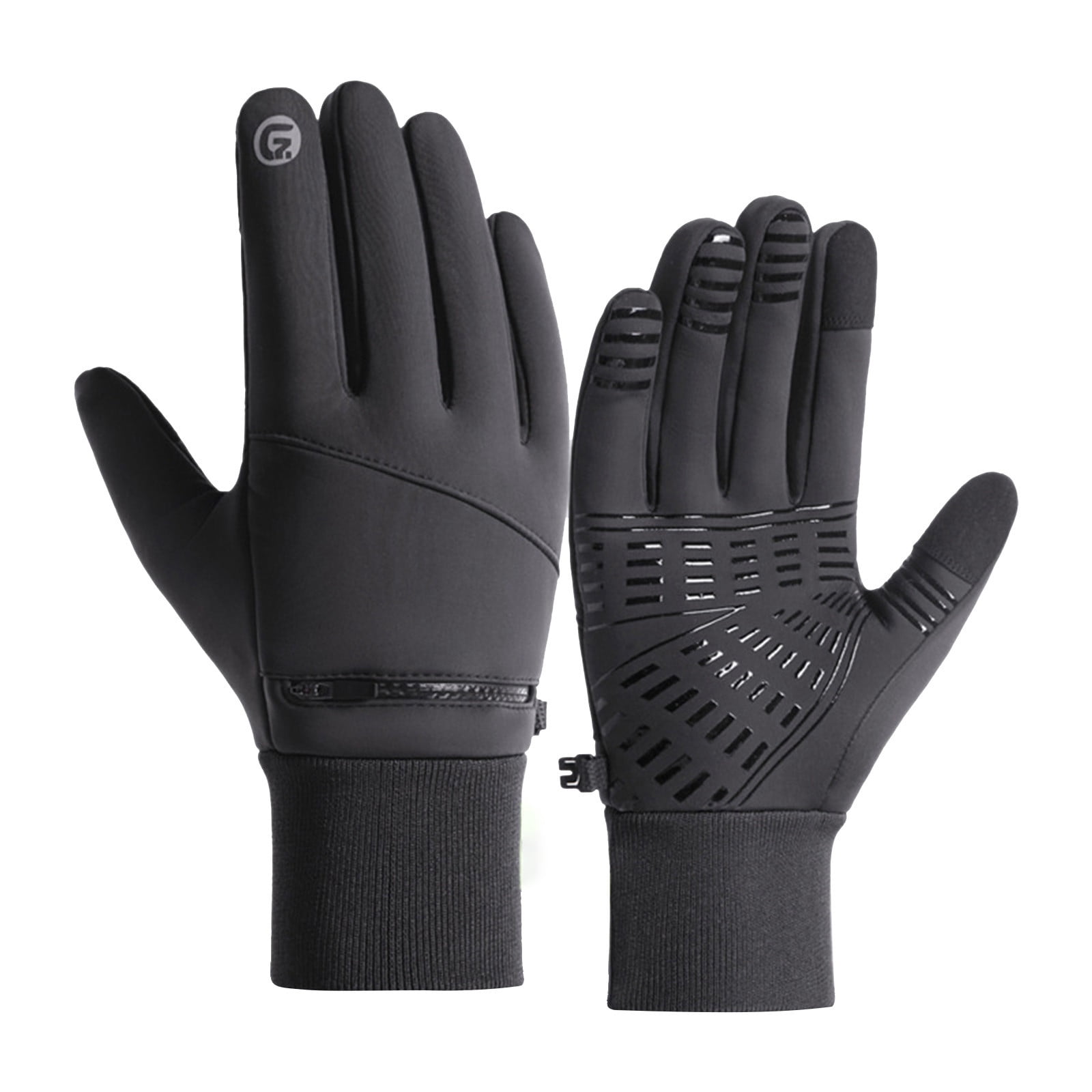 Winter Cycling Gloves with Touchscreen Compatibility, Thermal