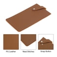 thumbnail image 3 of Uxcell PU Leather Knife Sheath Meat Cleaver Sheath Waterproof Knife Guard Deep Light Brown, 3 of 5