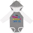 thumbnail image 3 of Inktastic My Nana and Papa Love Me with Hearts Boys or Girls Long Sleeve Baby Bodysuit, 3 of 5