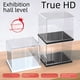 thumbnail image 1 of Caja de exhibición de mano de acrílico de tamaño completo, modelo de bloques de construcción, cubierta antipolvo transparente, caja ciega, caja de plástico para trabajos de arcilla., 1 of 5