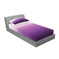 thumbnail image 2 of Ambesonne Ombre Fitted Sheet & Pillow Sham Set, Abstract Tone Modern, Twin, Purple Lavender, 2 of 2