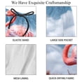 thumbnail image 4 of luoweisi Men's Beach Shorts Quick Dry Swim Trunks with Mesh Lining Flamingo L, 4 of 5