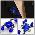 thumbnail image 2 of 1pc Creative Scorpion Forma Brooch Vintage Rose Pattern Broche Decoración, 2 of 5