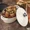 Milky white, variant on 4.5 QT Enameled Cast Iron Oval Dutch Oven Nonstick Soup Pot with Self-Basting Lid Heat Resistant 500°F for All Stovetops Induction Gas Grill, Oven & Refrigerator Safe