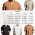 thumbnail image 7 of ZUKMRJPC Mens Short Sleeve T-Shirts V Neck Fashion Solid Color Summer Basic Tops Casual Loose Fit Sport Athletic Work Shirts, 7 of 7