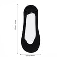 thumbnail image 3 of HongQid Women's No Show Socks, 8 Pairs Non Slip Low Cut Liner Socks, Thin Ice Silk Invisible Socks for Flats, Heels, and Sneakers, 3 of 4