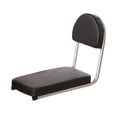 thumbnail image 1 of Bike Back Seat, with Back Rest Saddle Thickening Rear Cushion Shelf Manned Soft Black, 1 of 8