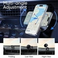 thumbnail image 5 of Foldable Portable Magnetic Car Phone Holder Dashboard Mount with Vacuum Base, Universal Hands-Free Holder for All Smartphones Pink, 5 of 8