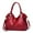 Wine, variant on Cuoff Crossbody Bags for Women Fashion Soft Leather Large Capacity Bag One Shoulder Bag Handbag Pink