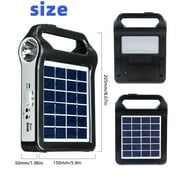 Portable Generator, Welan Portable Power Station with LED Light, Solar Power Bank