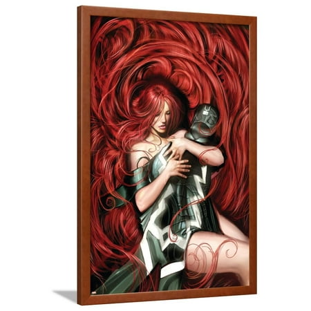Secret Invasion Inhumans No1 Cover Medusa Framed Poster Wall Art - 