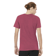 thumbnail image 3 of Bella Canvas Men's Jersey T-Shirt, CVC Short Sleeve Crewneck Heather Raspberry Tee, 3XL, 3 of 5
