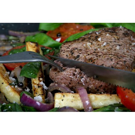 Cook Beef - Canvas Print Cherry Cook Beef Chef Colorful Closeup Cooking Stretched Canvas 10 x 14