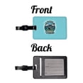 thumbnail image 4 of I'd Rather Be Swimming Faux Leather Travel Luggage Tag, 4 of 7