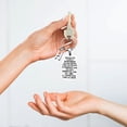 thumbnail image 3 of Yuehao Key Chain, Key Holder, To My Daughter Never Forget I Love You Christmas Ornaments 26 Letters Keychain, 3 of 7