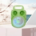 thumbnail image 3 of Nkmbld Portable Bluetooth Speakers Wireless Bluetooth Speaker K Song Volume Home Outdoor Mobile Phone Card Subwoofer Portable Speaker Radio/USB/TF, Green, 3 of 3