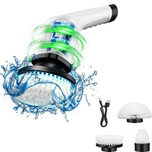 Dayplus Electric Spin Scrubber Cordless Cleaning Brush Rotating Scrubber For Bathroom Kitchen