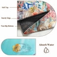 thumbnail image 6 of Seahorse Coastal Area Rugs 6'x9', Small Throw Rugs for Kitchen Dining room, Nautical Ocean Summer Blue Teal Coral Shell Indoor Outdoor Rug Non-Slip Low Pile Carpet Runner Reversible Floor Mats, 6 of 8