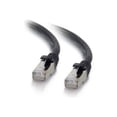 thumbnail image 1 of C2G 12ft Cat6 Snagless Shielded (STP) Ethernet Cable - Cat6 Network Patch Cable - Black - Patch cable - RJ-45 (M) to RJ-45 (M) - 12 ft - screened shielded twisted pair (SSTP) - CAT 6 - molded, snagless, stranded - black, 1 of 2