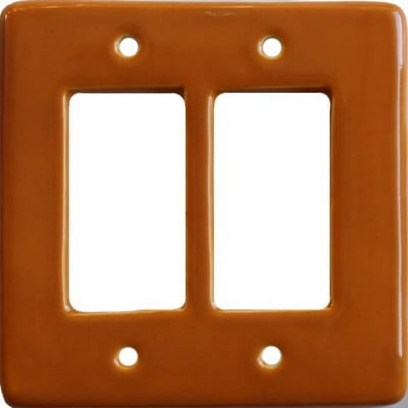 Yellow Talavera Double Decora Switch Plate