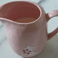 thumbnail image 3 of Hand Painted Ceramic Cream Pitcher Sauce Pot With Handle Cute Pointed Spout Gravy Boat, 3 of 7