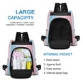 thumbnail image 6 of FORMRS Women's Travel Backpack Purse Anti-Theft Hidden Pockets Casual Shoulder Bag, Light Pink Gradient, 6 of 7