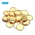 thumbnail image 3 of Uxcell 28mm Plastic Book Binding Discs Discbound Expansion Discs Plating Round Binder Rings, Golden 22 Pack, 3 of 6