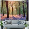 thumbnail image 4 of PRATYUS Spring Morning Sunlight Through Green Trees Tapestry Home Decor ChloropLastid Forest Sunshine Nature Landscape Aesthetic Tapestry Wall Hanging Decor for Room Multi Size Painting, 4 of 6