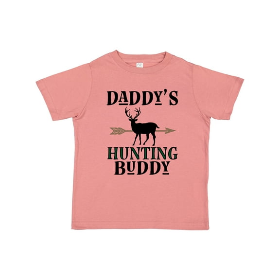Inktastic Daddy Hunting Buddy Bow Hunter Boys Toddler T-Shirt