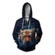 thumbnail image 4 of Sudadera con capucha con estampado de tigre fresco de otoño para hombre, sudadera con capucha con cremallera, sudadera con capucha holgada para hombre, sudadera con capucha moderna y versátil para hom, 4 of 5