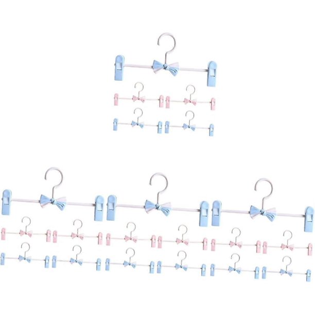 20 Pcs Hanger Loose Pants Clothes Hangers Hangers Pants Clip Skirt Hanger Quilt Storage Hanger Plastic Household Clip Hanger Clothes Hangers Sheet