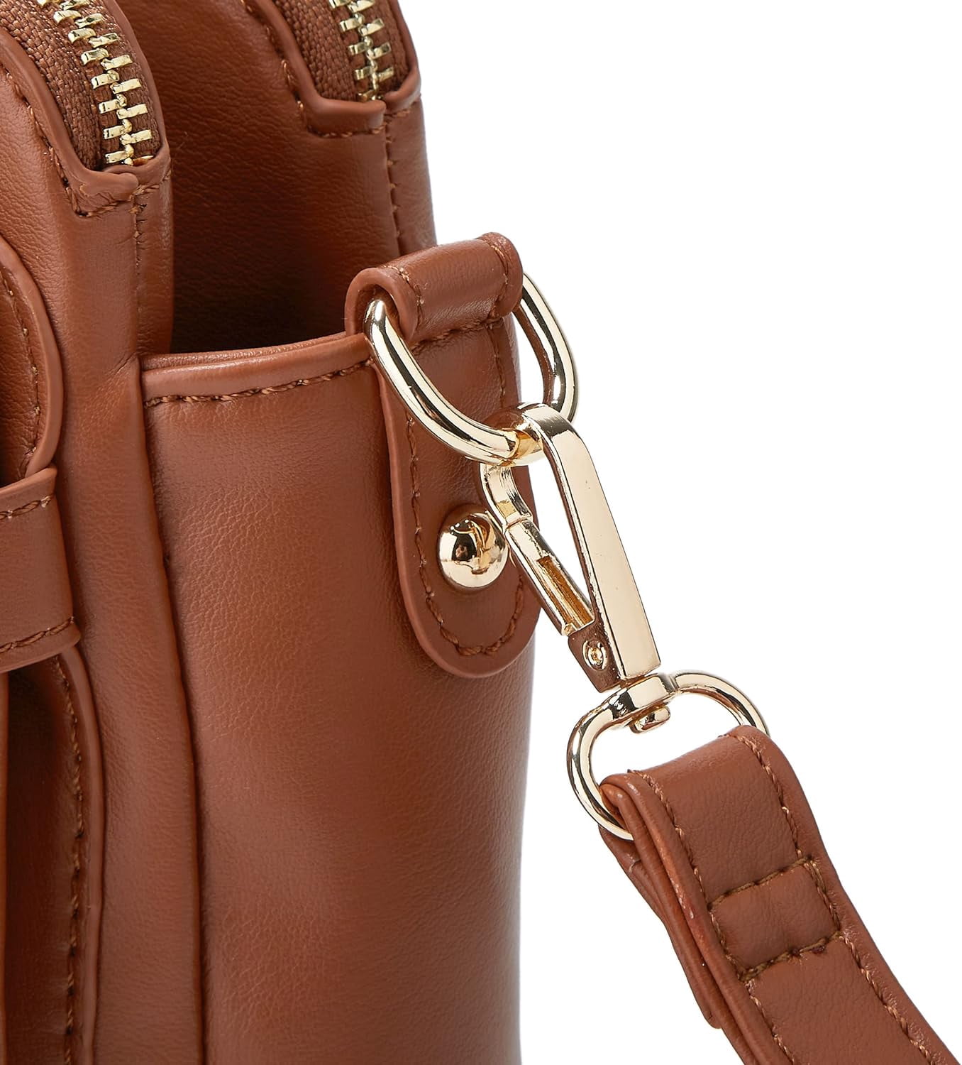 HLSOHJP Crossbody Bags for Women Three-Layer Shoulder Bag Vegan Leather Multiple Compartments Handbag Purses Satchel Hobo Clutch