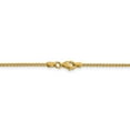 thumbnail image 4 of Leslie's Real 14kt Yellow Gold 1.4mm Diamond Cut Open Franco Chain; 16 inch; for Adults and Teens; for Women and Men, 4 of 5