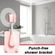 thumbnail image 4 of Soporte de soporte ajustable para cabezal de ducha de mano montado en la pared para baño (rosa) Sywqhk Libre de BPA, 4 of 7