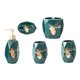 thumbnail image 5 of Juego de 5 accesorios de baño, accesorios decorativos de cerámica, botella de loción, dispensador de jabón, Kit esencial de baño para Hotel, oficina, Gloria Cosas de baño, 5 of 6