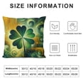 thumbnail image 5 of COMIO St Patricks Day Decorative Throw Pillow Covers, Shamrock Stripe Cushion Case Decor, Beer Hat Decoration for Sofa Couch, 5 of 5