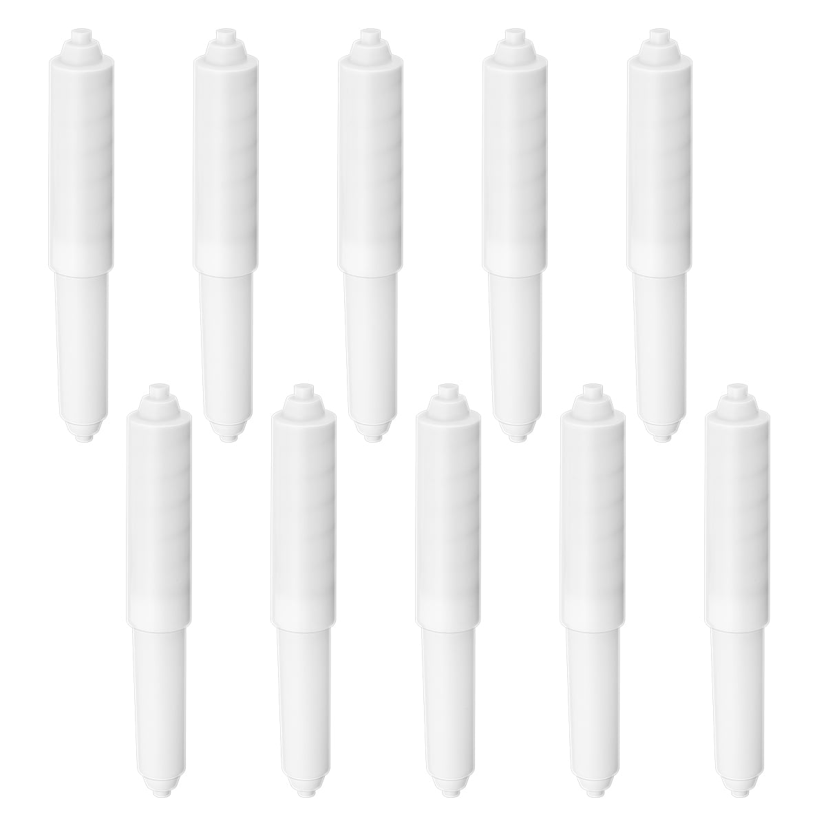 NUOLUX 10PCS Toilet Paper Roller FitAll Style Plastic Spring Loaded