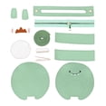 thumbnail image 1 of TISHITA DIY Leather Shoulder Bag Making Tote Wallet Material Craft Sewing Handmade Green, 1 of 5