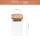 thumbnail image 4 of Glass Storage Jar Food Storage Container with Bamboo Lids for Kitchen Use 3Pcs, 4 of 4