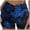 Blue, variant on Swim Shorts Women Hip Sweetheart Mesh Splice G String Workout Clothes for Women,Blue,M